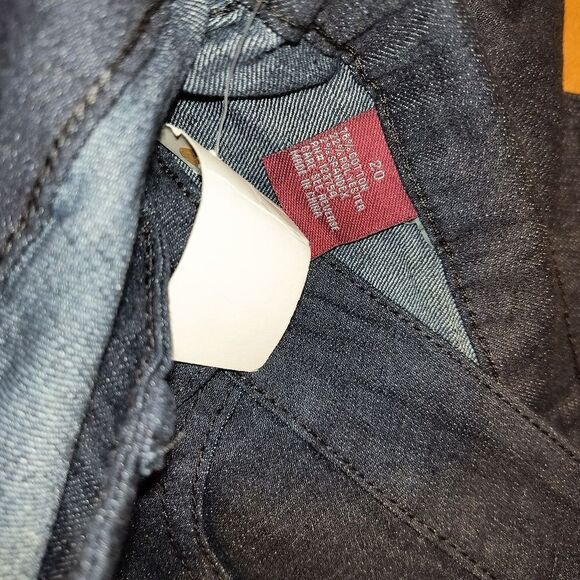 Plus Size Dark Denim Jeans - Picture 8 of 8